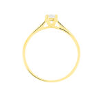 Bague Solitaire Victoria Or Jaune Diamant - Bagues solitaires Femme | Histoire d&rsquo;Or