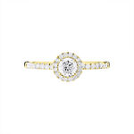 Bague Solitaire Lena Or Jaune Diamant - Bagues solitaires Femme | Histoire d&rsquo;Or