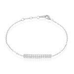 Bracelet Melineeargent Blanc Oxyde De Zirconium - Bracelets Femme | Histoire d&rsquo;Or