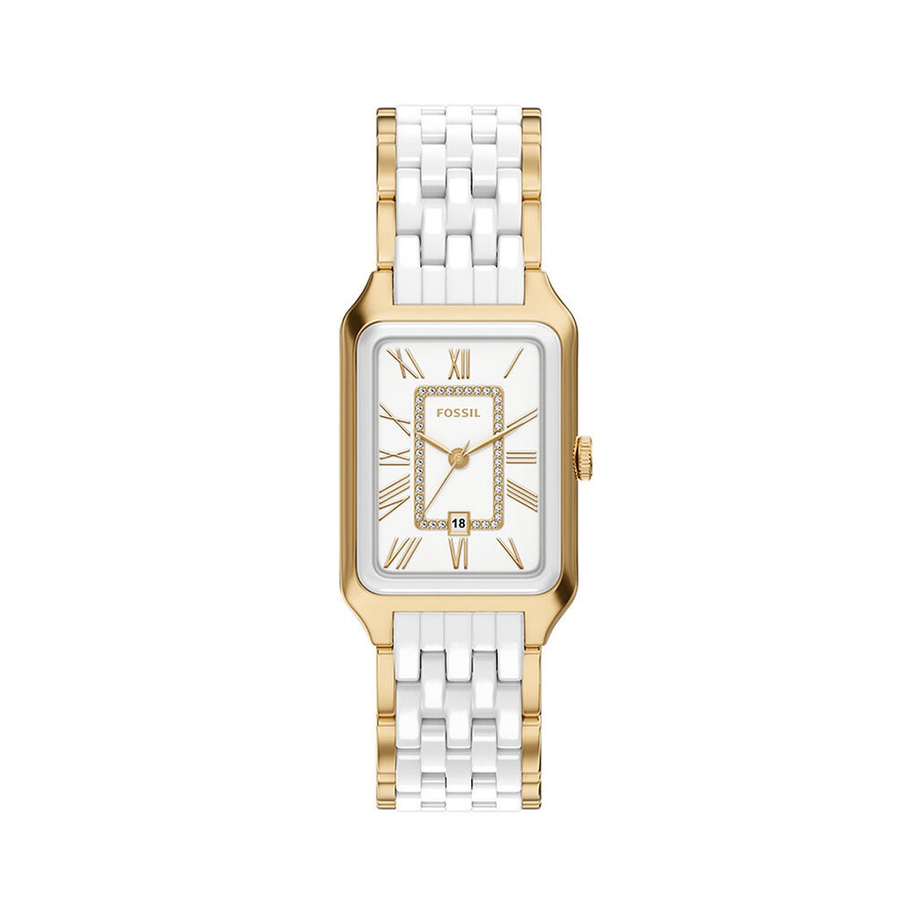Montre Fossil Raquel Blanc - Montres Femme | Histoire d&rsquo;Or