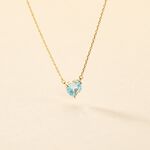 Collier Tender Love Or Jaune Topaze - Colliers Femme | Histoire d&rsquo;Or