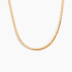 Collier Messaline Plaqu&eacute; Or Jaune - Chaines Femme | Histoire d&rsquo;Or