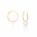 Creoles Or Jaune Vicenze Nacre - Boucles d'oreilles créoles Enfant | Histoire d’Or
