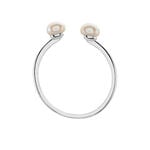 Bague Ull Argent Blanc Perle De Culture - Bagues avec pierre Femme | Histoire d&rsquo;Or