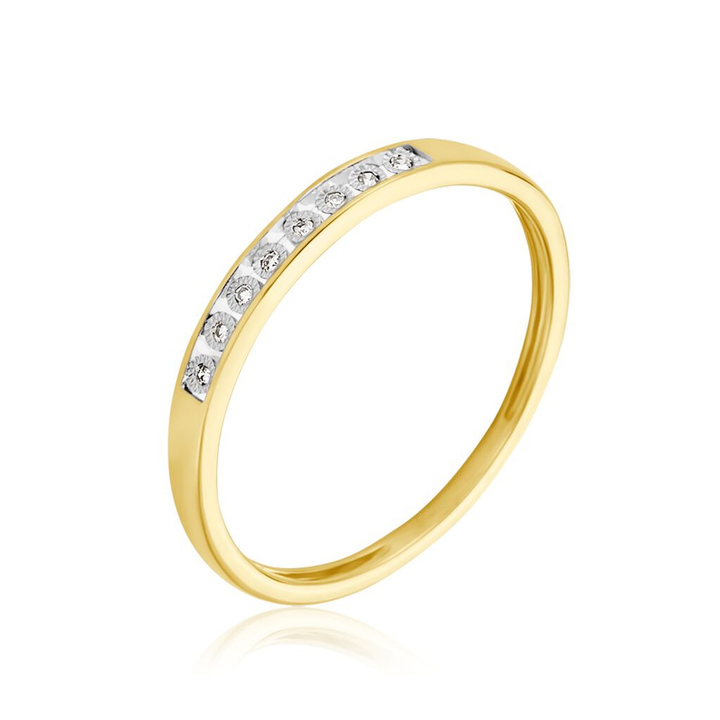 Bague Cherrlinna Or Jaune Diamant