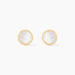 Boucles D'oreilles Puces Joana Or Jaune Nacre - Clous d'oreilles Femme | Histoire d’Or