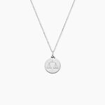 Pendentif Zodiaque Rond Argent Blanc - Pendentifs Zodiaque Famille | Histoire d&rsquo;Or