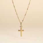 Pendentif Yoanie Croix Or Jaune - Pendentifs Communion Unisex | Histoire d&rsquo;Or