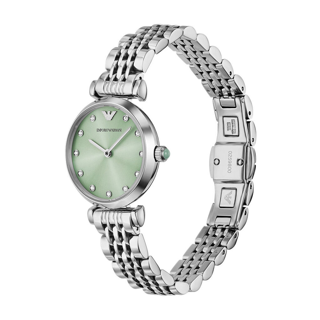 Montre Emporio Armani Vert - Id&eacute;es cadeaux Femme | Histoire d&rsquo;Or