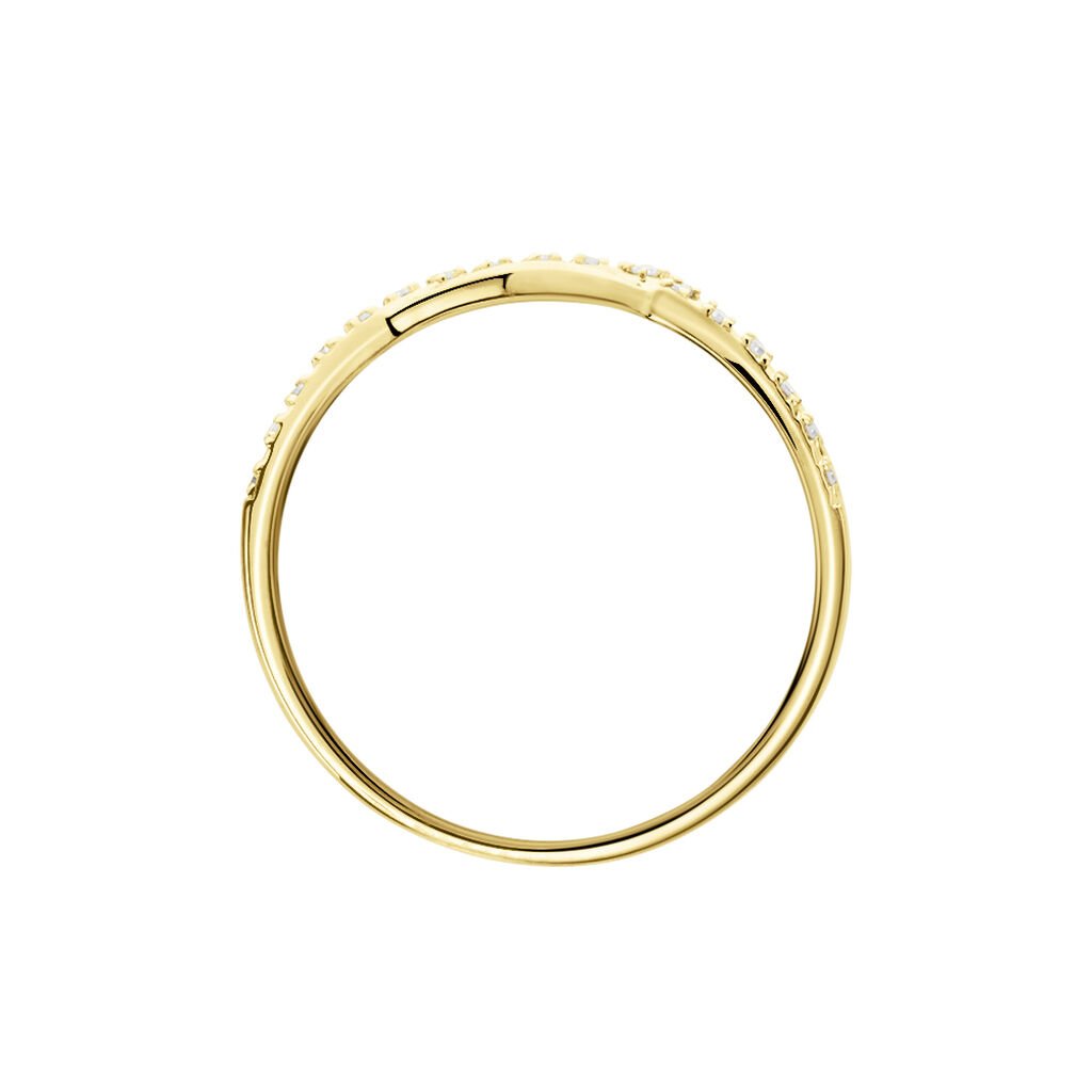 Bague Osanna Or Jaune Diamants - Bagues avec pierre Femme | Histoire d&rsquo;Or