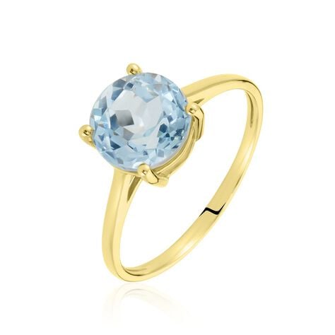 Bague Or Jaune Wilfreda Topaze - Bagues solitaires Femme | Histoire d&rsquo;Or