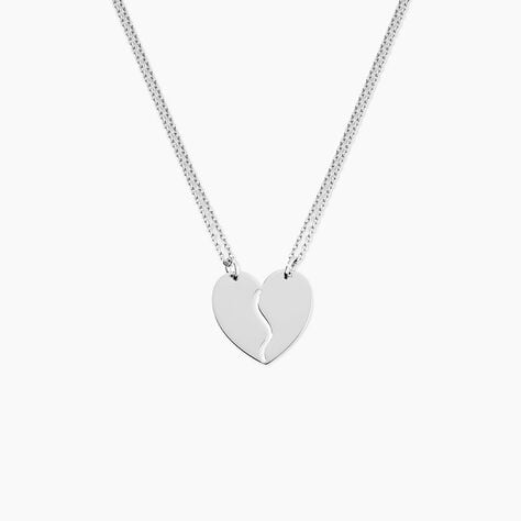 Collier Abrar Argent Blanc - Colliers fantaisie Femme | Histoire d’Or
