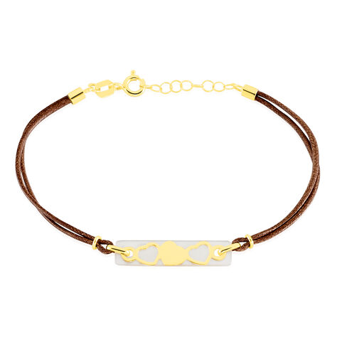 Bracelet Nohelaae Or Jaune Nacre - Bracelets Coeur Femme | Histoire d’Or