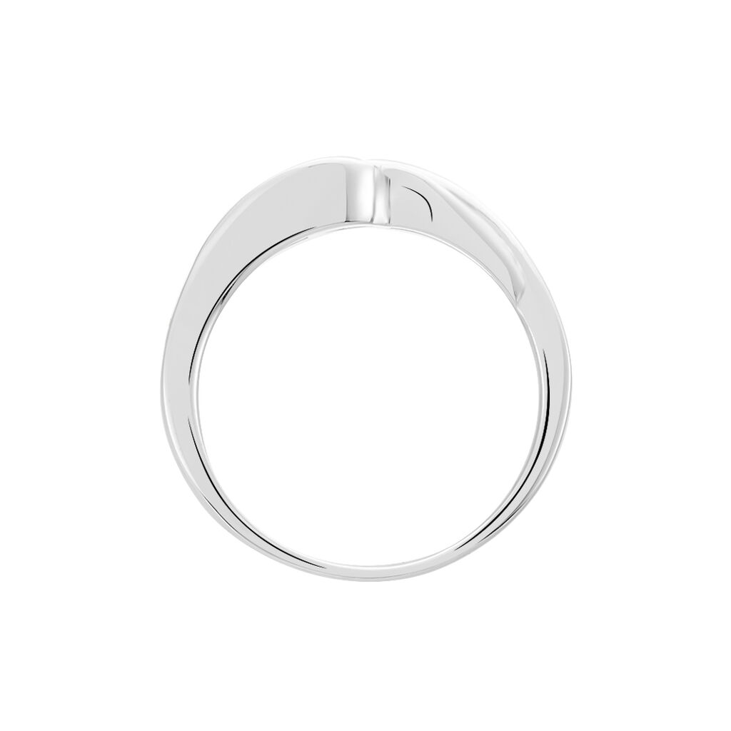 Bague Lysie Argent Blanc Oxyde De Zirconium - Bagues solitaires Femme | Histoire d&rsquo;Or