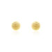 Boucles D'oreilles Puces Fidelia Boule Sablee Or Jaune - Clous d'oreilles Femme | Histoire d’Or