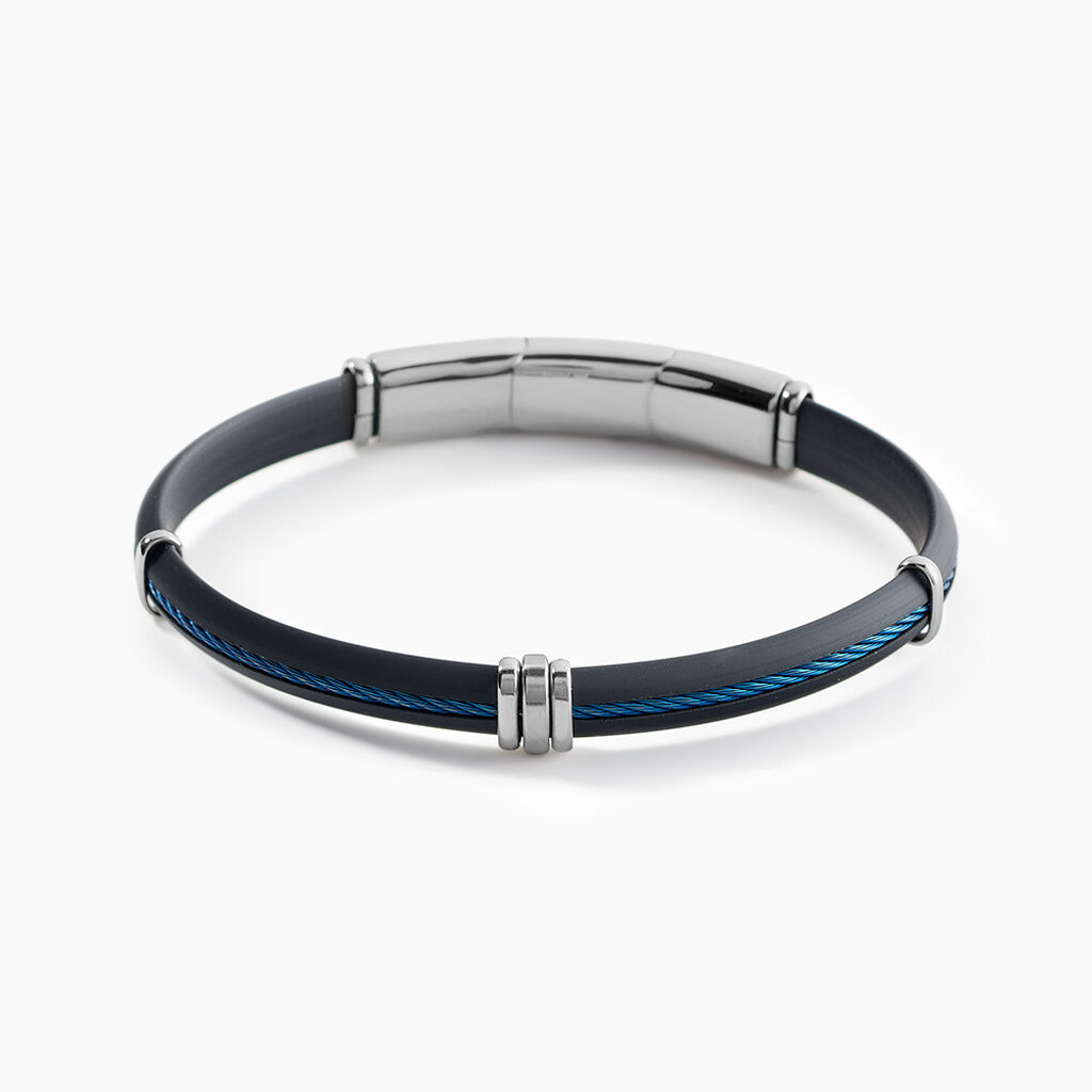 Bracelet Jourdan Faro Caoutchouc Multicolore - Nouveautés bijoux Homme | Histoire d’Or