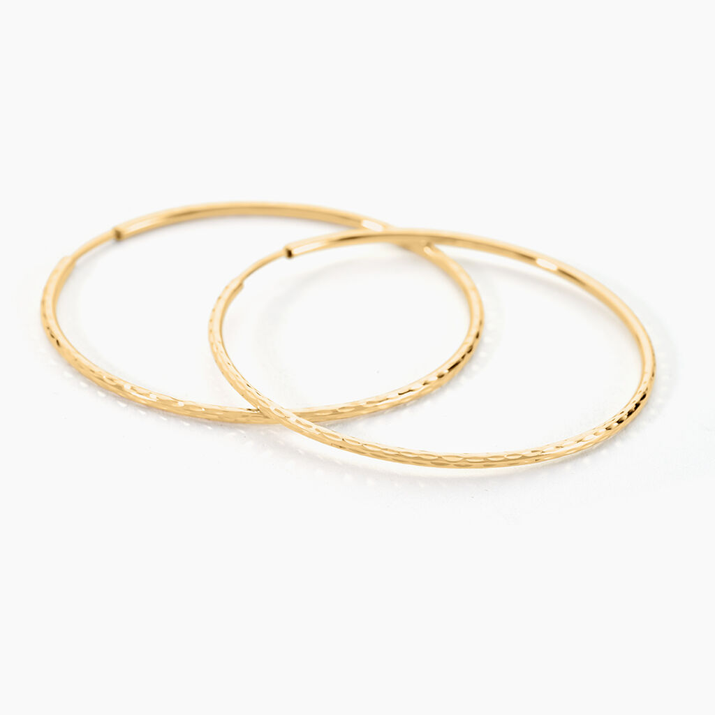 Créoles Aglavie Flexibles Or Jaune - Boucles d'oreilles créoles Femme | Histoire d’Or