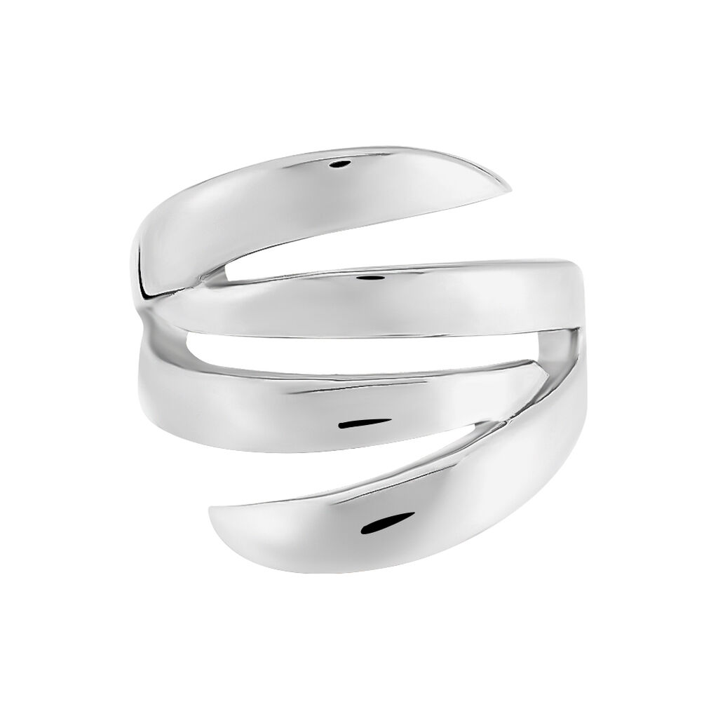 Bague Cleia Acier Blanc - Bagues fantaisie Femme | Histoire d’Or