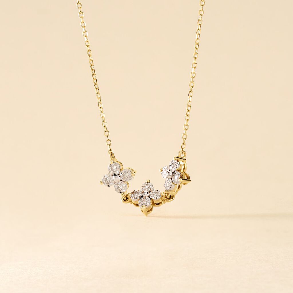 Collier Eternal Spring Or Jaune Diamant - Colliers Femme | Histoire d&rsquo;Or