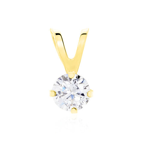 Pendentif Mabila Or Jaune Oxyde De Zirconium - Pendentifs Femme | Histoire d’Or