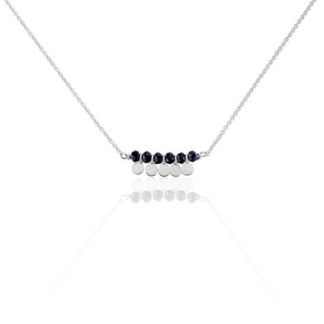 Collier Savahna Argent Blanc Pierre De Synthese - Colliers fantaisie Femme | Histoire d’Or