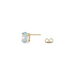 Boucles D'oreilles Puces Elea Serti Griffe Or Jaune Topaze - Clous d'oreilles Femme | Histoire d’Or