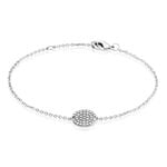 Bracelet Sharma Argent Blanc Oxyde De Zirconium - Bracelets Femme | Histoire d&rsquo;Or