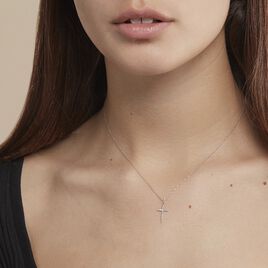 Collier Jezabel Or Blanc Diamant - Colliers Femme | Histoire d’Or