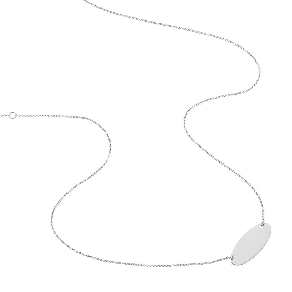 Collier Emma Or Blanc - Cadeaux de naissance Femme | Histoire d’Or