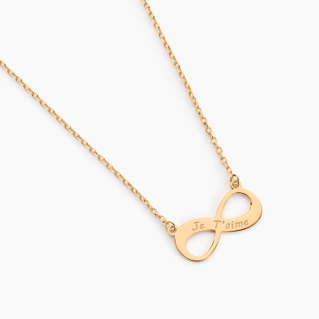 Collier Plaqu&eacute; Or Jaune Sammie - F&ecirc;te des m&egrave;res Femme | Histoire d&rsquo;Or