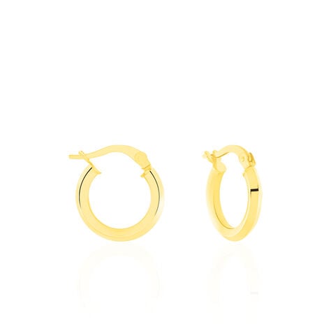 Cr&eacute;oles Ilana Or Jaune - Boucles d'oreilles cr&eacute;oles Femme | Histoire d&rsquo;Or