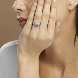 Bague Argent Blanc Atieno Oxyde De Zirconium - Bagues Coeur Femme | Histoire d’Or