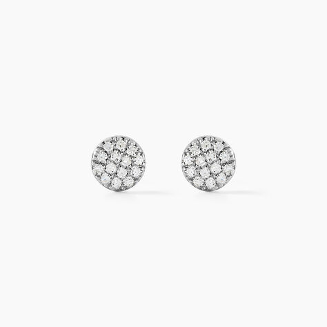 Boucles D'oreilles Puces Teani Or Jaune Diamant - Clous d'oreilles Femme | Histoire d’Or
