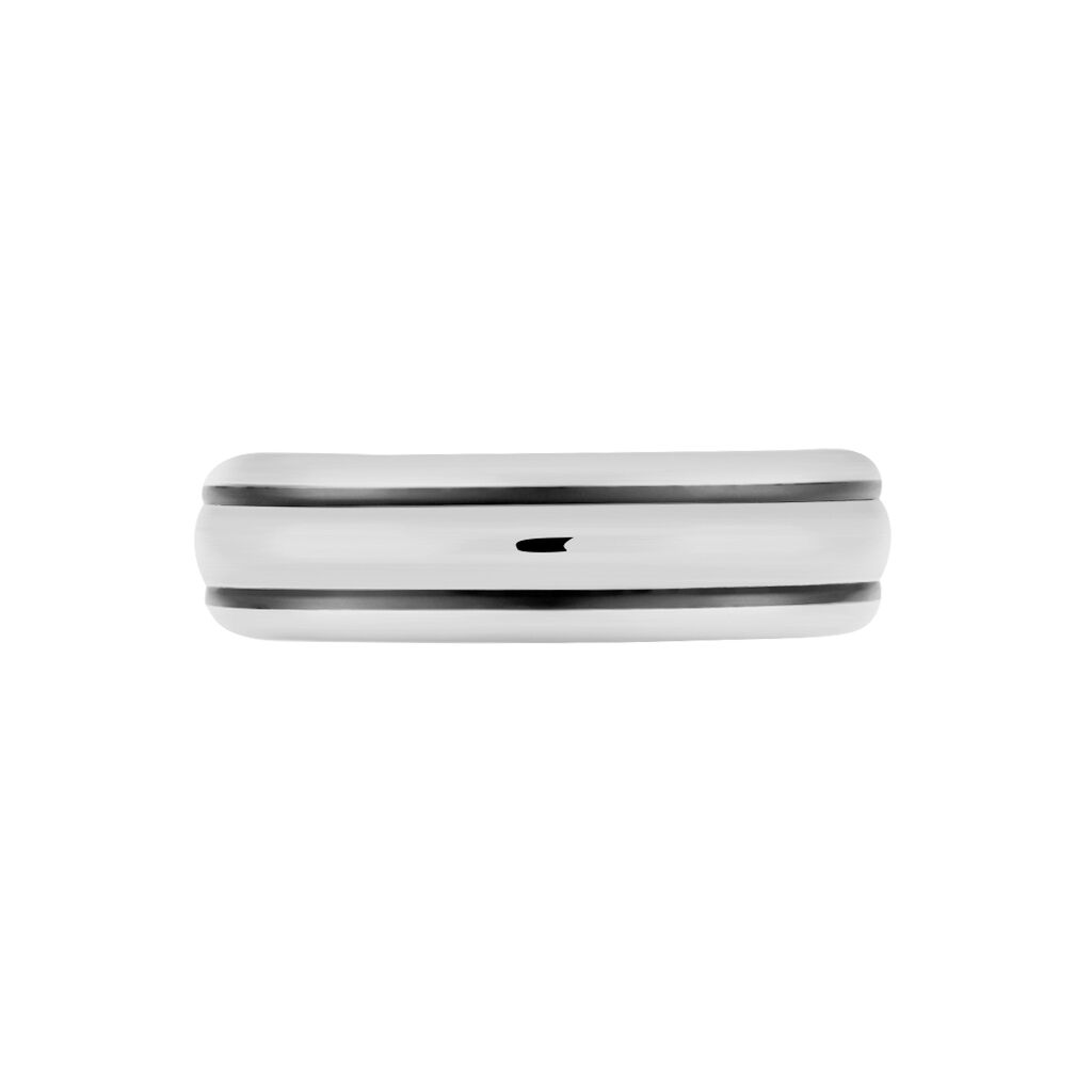 Bague Acier Blanc -  Homme | Histoire d’Or