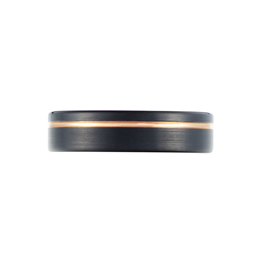 Bague Acier Noir Jacopo - Bagues fantaisie Homme | Histoire d’Or