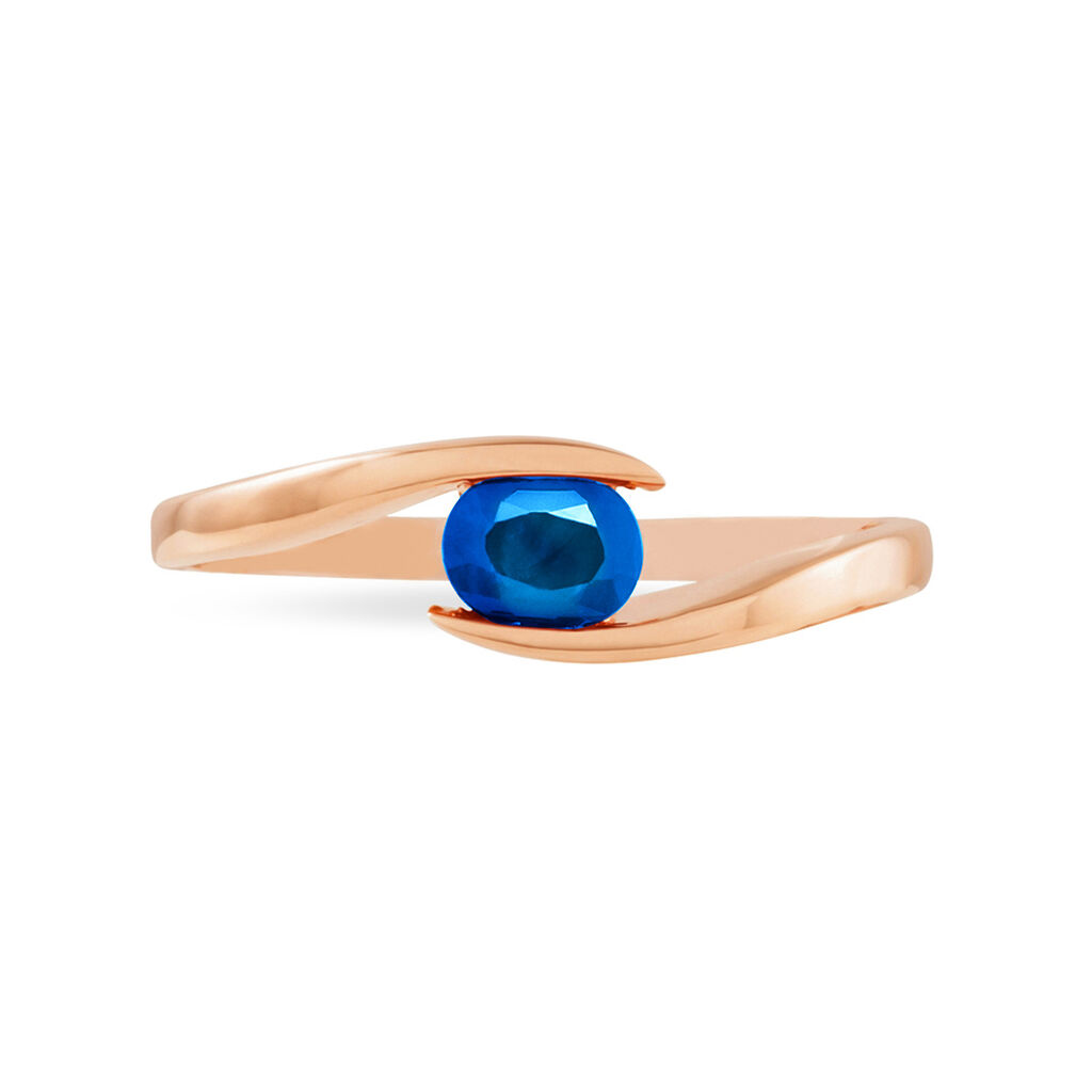 Bague Camilia Or Rose Topaze - Bagues solitaires Femme | Histoire d’Or