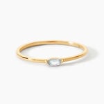 Bague Margault Or Jaune Topaze - Bagues solitaires Femme | Histoire d&rsquo;Or