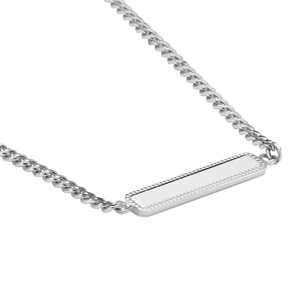 Collier Jordana Argent Blanc - Colliers fantaisie Femme | Histoire d’Or