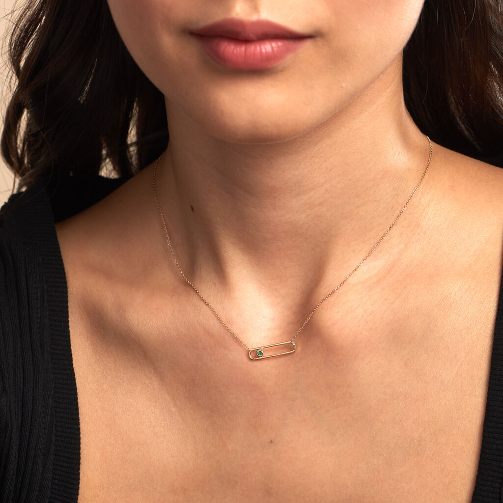 Collier Harmonie Or Jaune Emeraude - Colliers Femme | Histoire d’Or