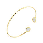 Bracelet Jonc Heida Or Jaune Nacre - Bracelets joncs Femme | Histoire d&rsquo;Or