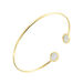 Bracelet Jonc Heida Or Jaune Nacre - Bracelets joncs Femme | Histoire d’Or