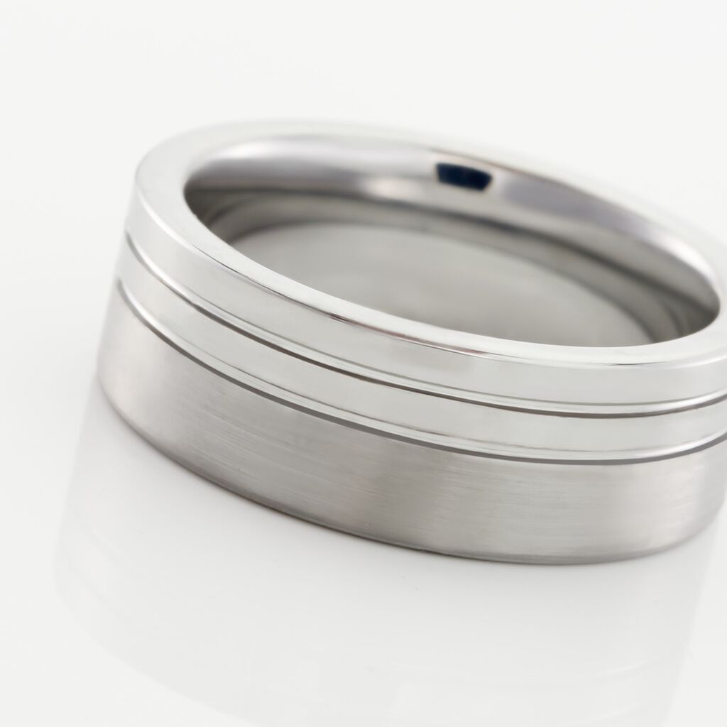 Bague Jourdan Jume Tugstene Blanc - Bagues Homme | Histoire d’Or