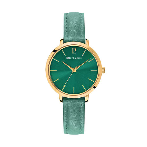 Montre Pierre Lannier Chouquette Vert - Montres Femme | Histoire d&rsquo;Or