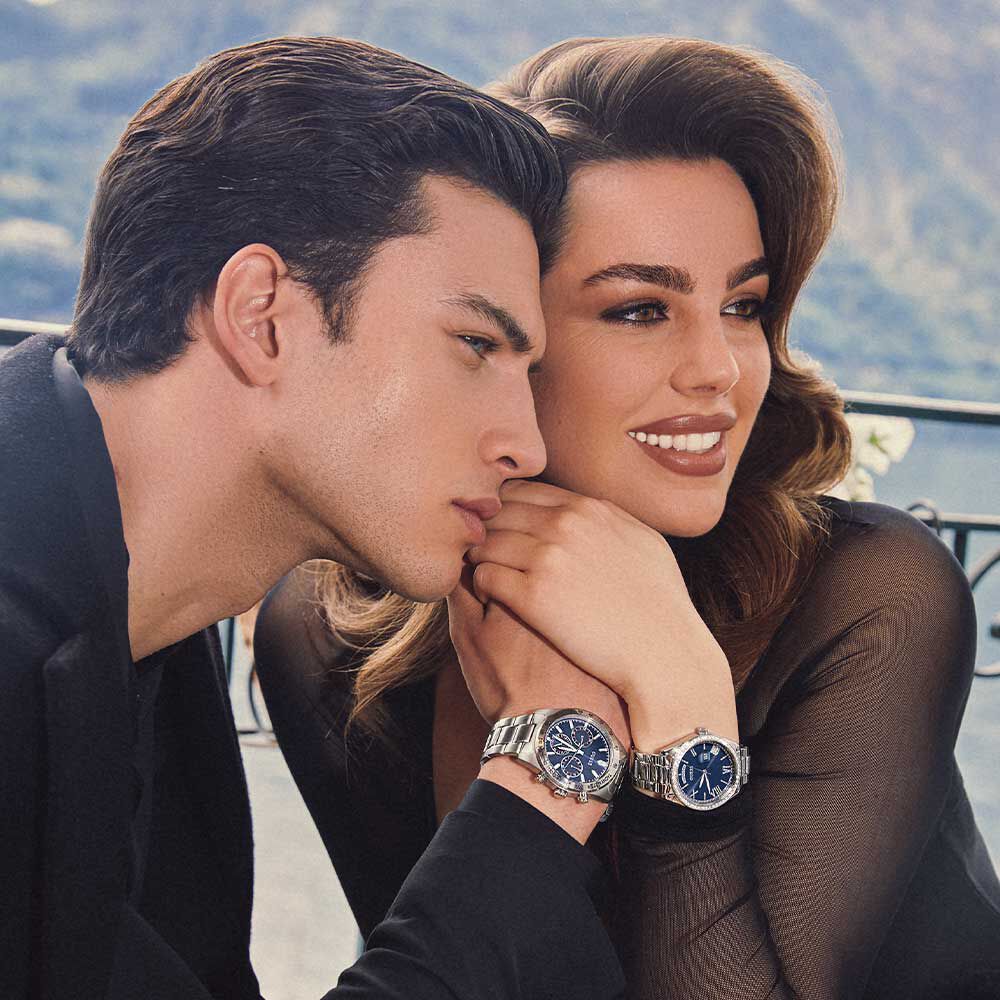 Montre bleue femme guess store