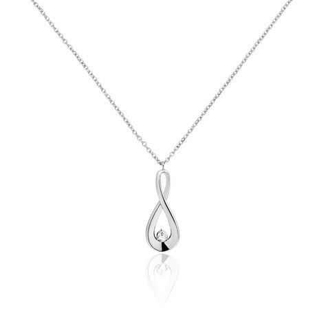 Collier Aelys Acier Blanc - Colliers fantaisie Femme | Histoire d’Or