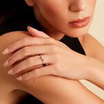 Bague Evita Or Jaune Oxyde De Zirconium - Bagues solitaires Femme | Histoire d&rsquo;Or