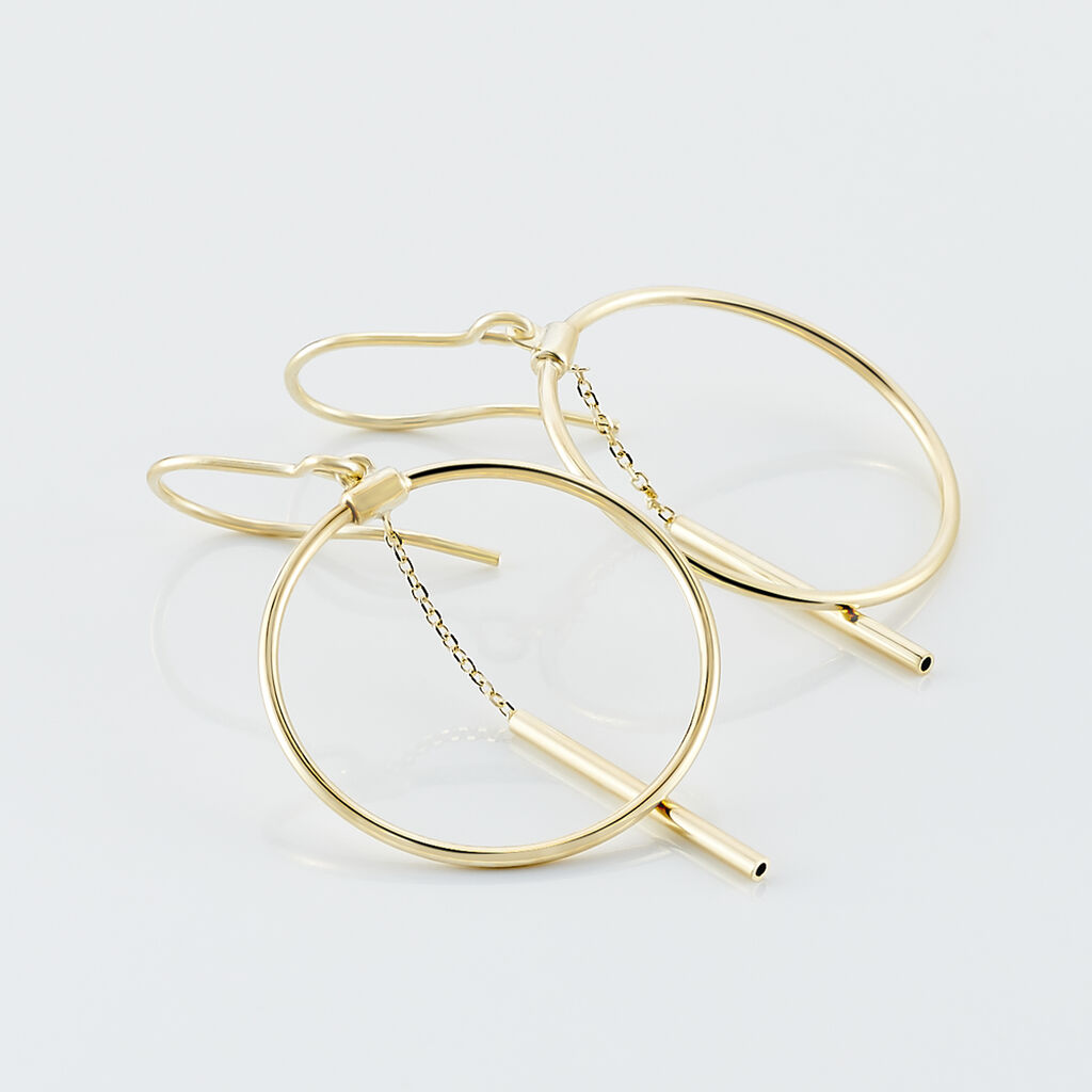 Boucles D'oreilles Pendantes Tila Or Jaune - Boucles d'oreilles pendantes Femme | Histoire d&rsquo;Or