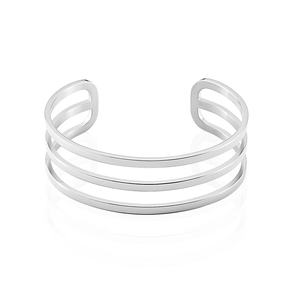 Bracelet Jonc Adel Acier Blanc