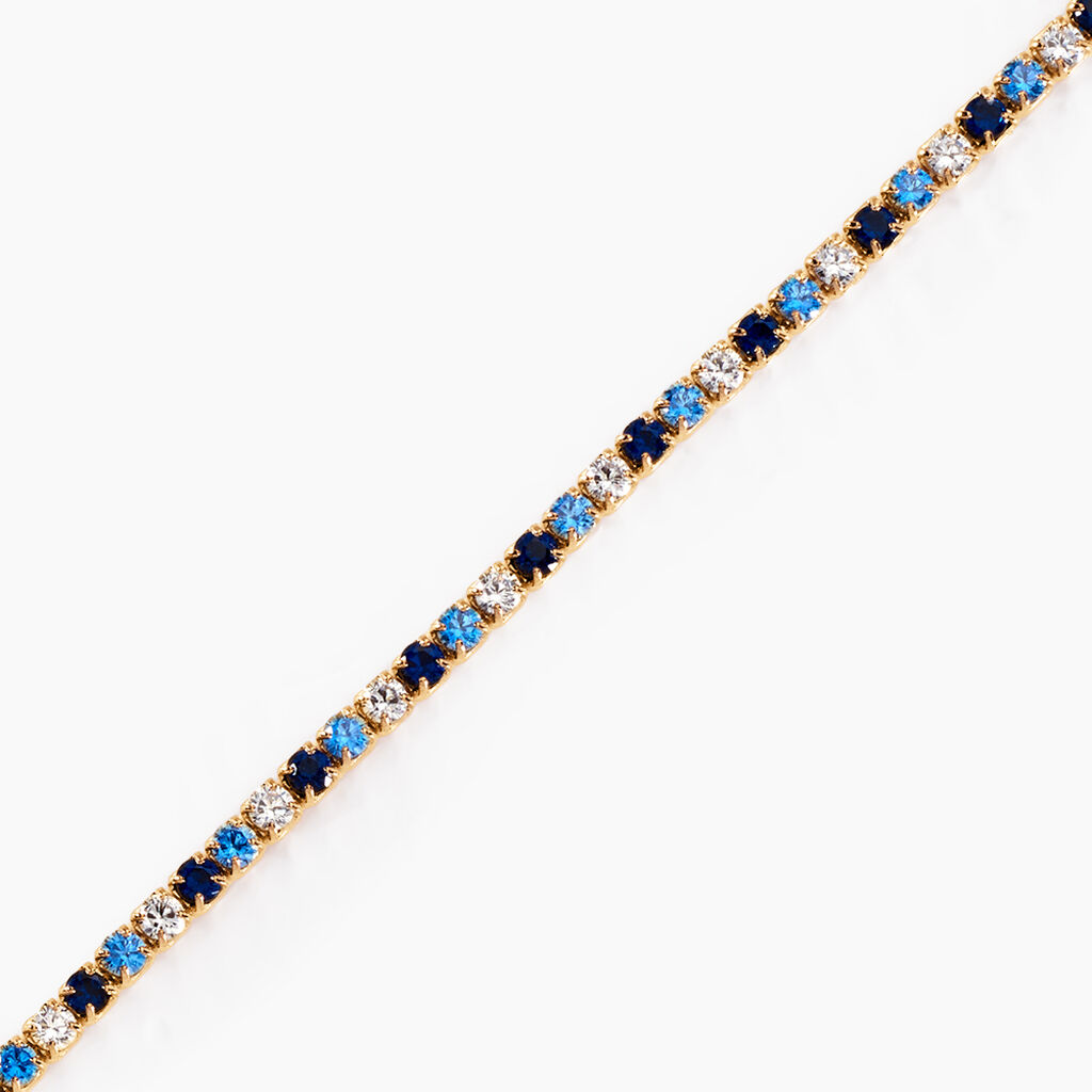 Bracelet Zoelia Plaqu&eacute; Or Jaune Pierres De Synth&egrave;se - Bracelets Femme | Histoire d&rsquo;Or