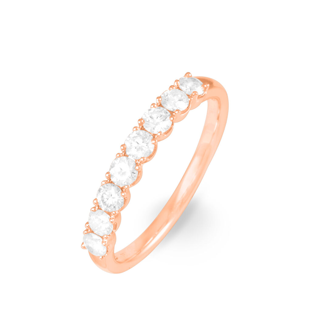 Alliance Eloise Or Rose Diamant - Alliances Femme | Histoire d’Or